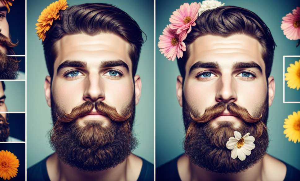 They decorate their beards like this