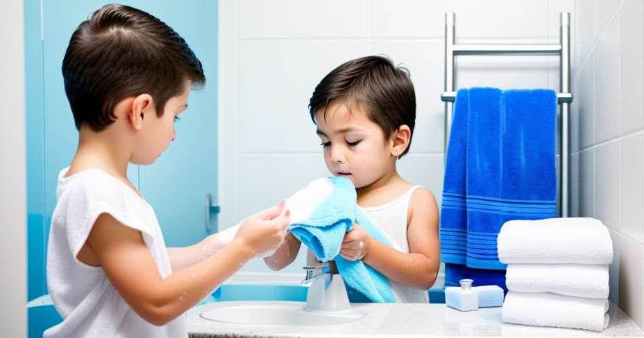 Mytí rukou je životně důležité v dětství