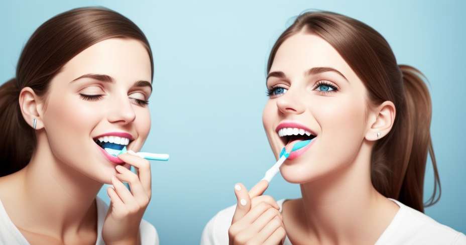 Proper brushing of teeth improves your oral health